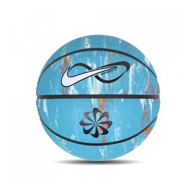 М'яч баскетбольний Nike INFINITY NEXT NATURE 2.0 DEFLATED LT CURRENT BLUE/BLACK/WHITE/BLACK size 5 DT1-N.101.4262.406.05