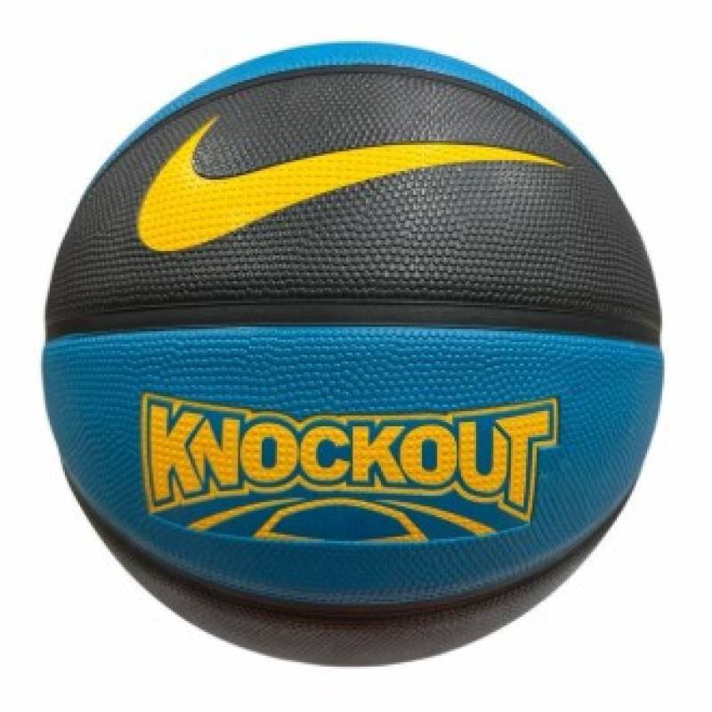 М'яч баскетбольний Nike KNOCKOUT DEFLATED BLACK/GREEN ABYSS/BLACK/UNIVERSITY GOLD size 7 DT1-N.101.4264.034.07, рис. 1