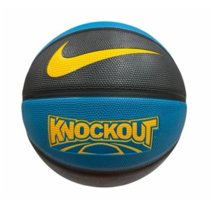 М'яч баскетбольний Nike KNOCKOUT DEFLATED BLACK/GREEN ABYSS/BLACK/UNIVERSITY GOLD size 7 DT1-N.101.4264.034.07, рис. 0