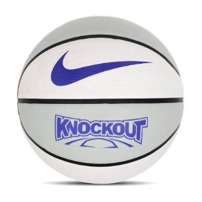 М'яч баскетбольний Nike KNOCKOUT DEFLATED LIGHT SILVER/SAIL/BLACK/DARK CONCORD size 7 DT1-N.101.4264.072.07