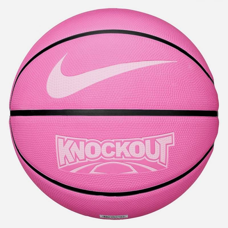 М'яч баскетбольний Nike KNOCKOUT DEFLATED PLAYFUL PINK/BLACK/PINK FOAM size 6 DT1-N.101.4264.606.06, рис. 0
