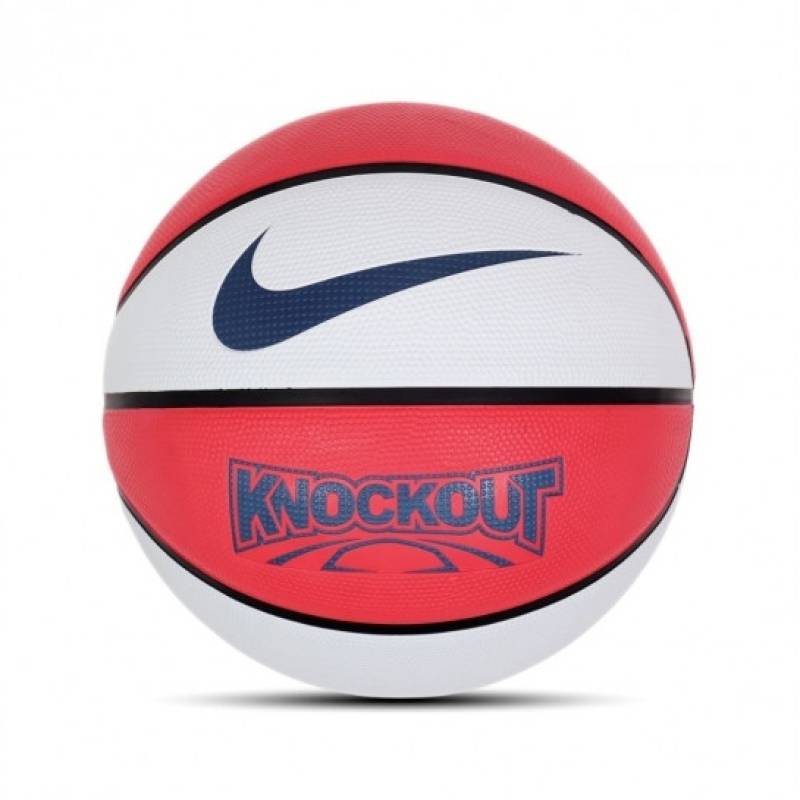 М'яч баскетбольний Nike KNOCKOUT DEFLATED WHITE/FUSION RED/BLACK/RUSH BLUE size 5 DT1-N.101.4264.159.05, рис. 0