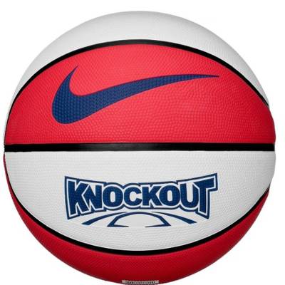 М'яч баскетбольний Nike KNOCKOUT DEFLATED WHITE/FUSION RED/BLACK/RUSH BLUE size 7 DT1-N.101.4264.159.07