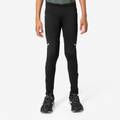 Дитячі теплі легінси для бігу KIPRUN WARM+ (чорні) 8644284 , прев. 0