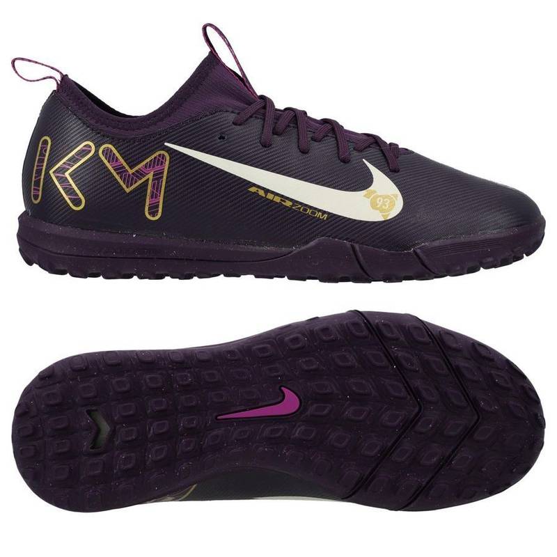 Детские сороконожки Nike Air Zoom Mercurial Vapor 16 Academy x Mbappe TF Junior FQ8285-500, рис. 0