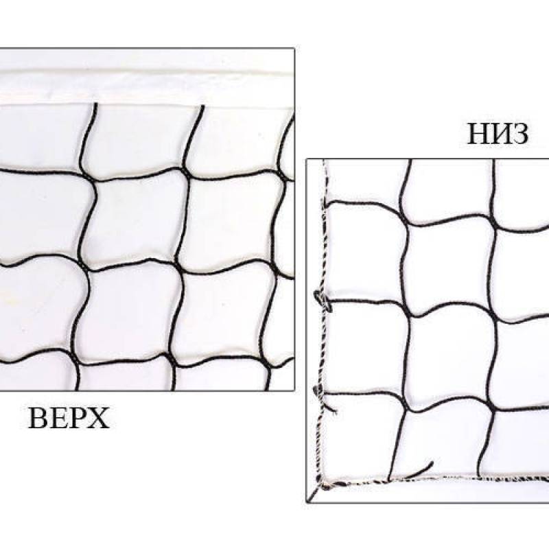 Сетка для волейбола безузловая 9,5 x 1 м PW-07, рис. 1