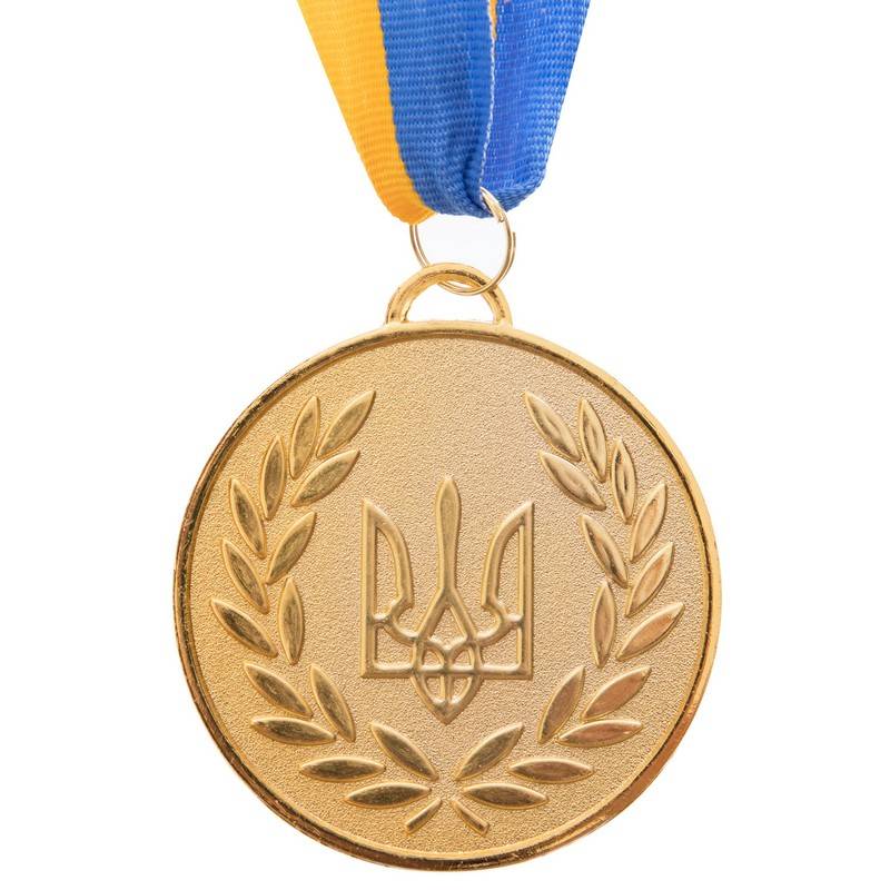 Медаль спортивная START d-6,5см C-4339-1 место 1-золото (металл, 40g, на ленте), рис. 1