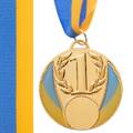 Медаль спортивная START d-6,5см C-4339-1 место 1-золото (металл, 40g, на ленте), прев. 0