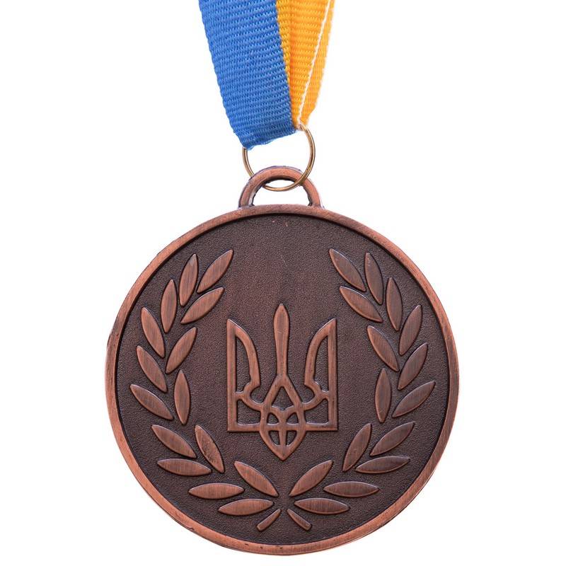 Медаль спортивная START d-6,5см C-4339-3 место 3-бронза (металл, 40g, на ленте), рис. 1