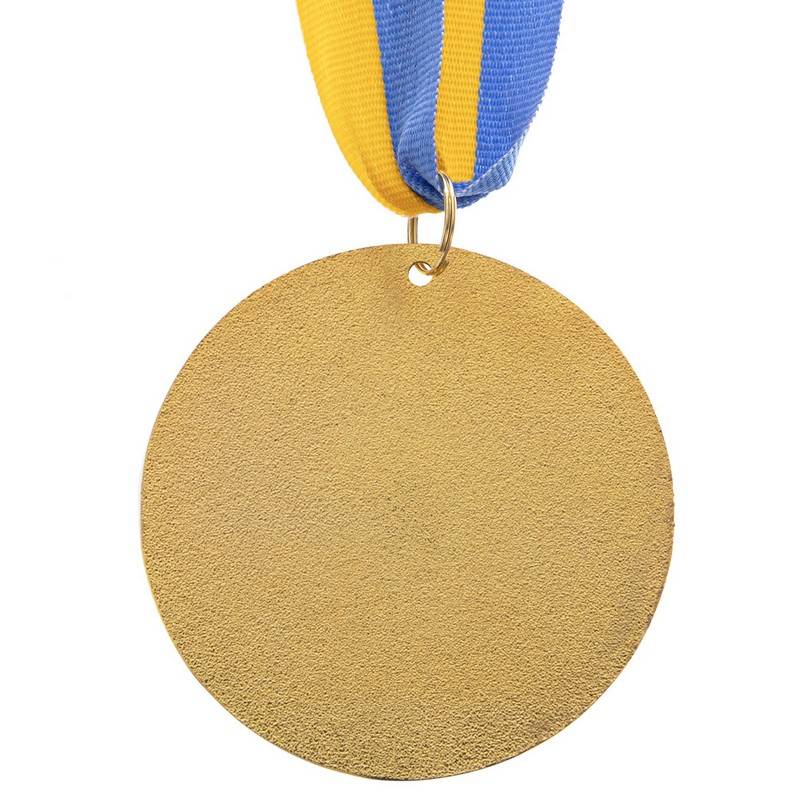 Медаль спортивна BOWL d-4,5 см золото C-6402-1 (d-4,5 см, 20g), рис. 1