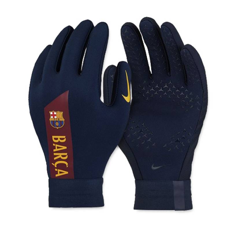 Футбольні рукавички тренувальні дитячі Nike FC Barcelona Academy Hyperwarm Jr GS0391-451, рис. 0