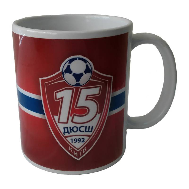 Чашка футбольна ДЮСШ 15 червона, рис. 0
