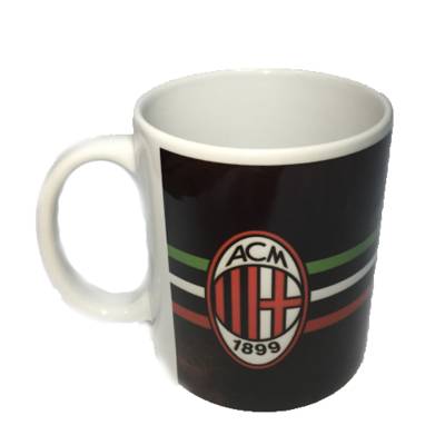 Чашка футбольна Мілан чорна NEW 2104