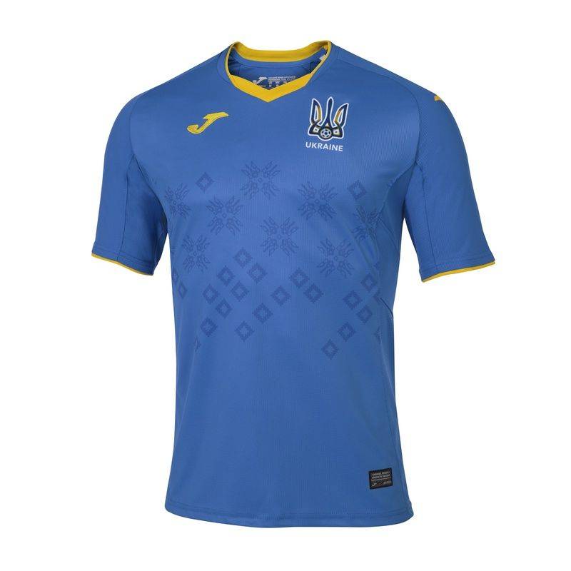 Футболка ігрова збірної України з футболу Joma синя сезон 2020-2021 FFU101012.20, рис. 0