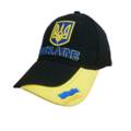 Кепка Ukraine с тризубом черная BU94-black, прев. 0
