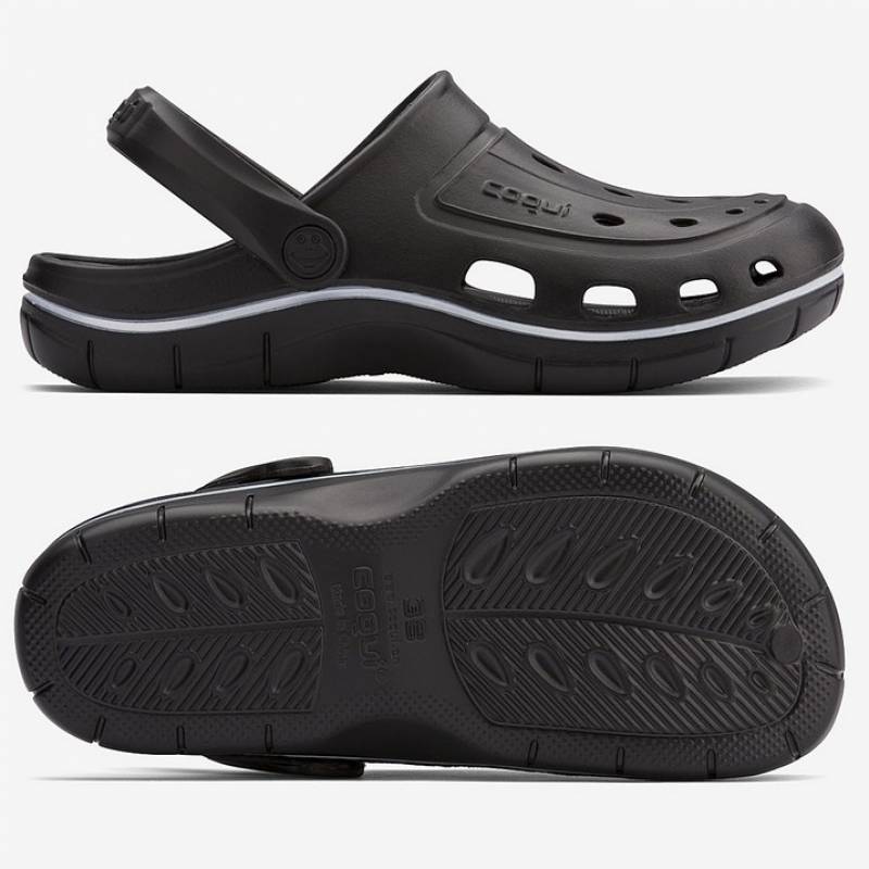Сабо COQUI 6352 Black/Antracit white, рис. 0