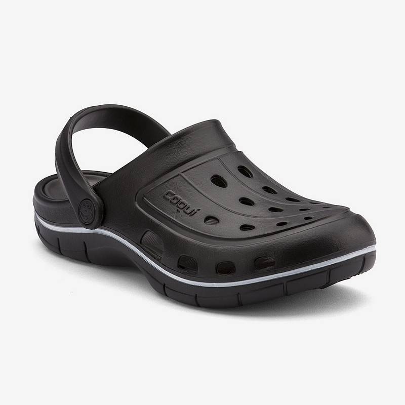 Сабо COQUI 6352 Black/Antracit white, рис. 1