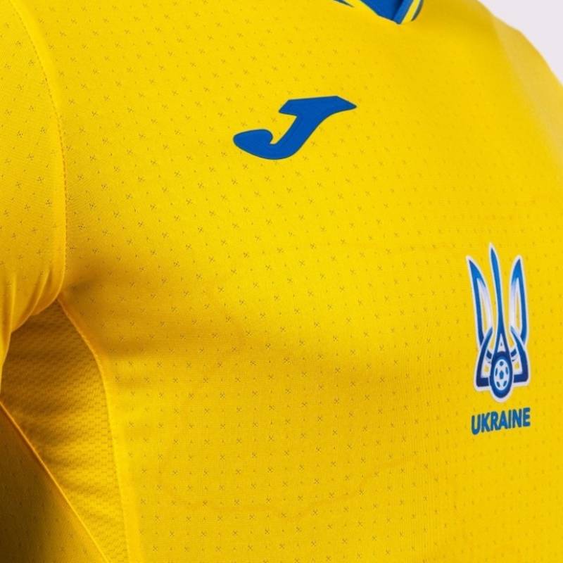 Футболка игровая Joma сборной Украины по футболу AT102404A907 с картой, рис. 3