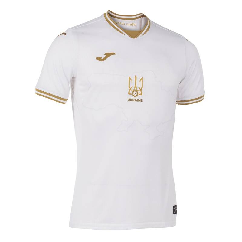 Футболка Joma сборной Украины по футболу AT102404A200 сезон 2020-2021 с картой, рис. 0