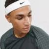 Комплект Nike пов'язка + напульсники (білий) NNN07-NNN04-100, прев. 2