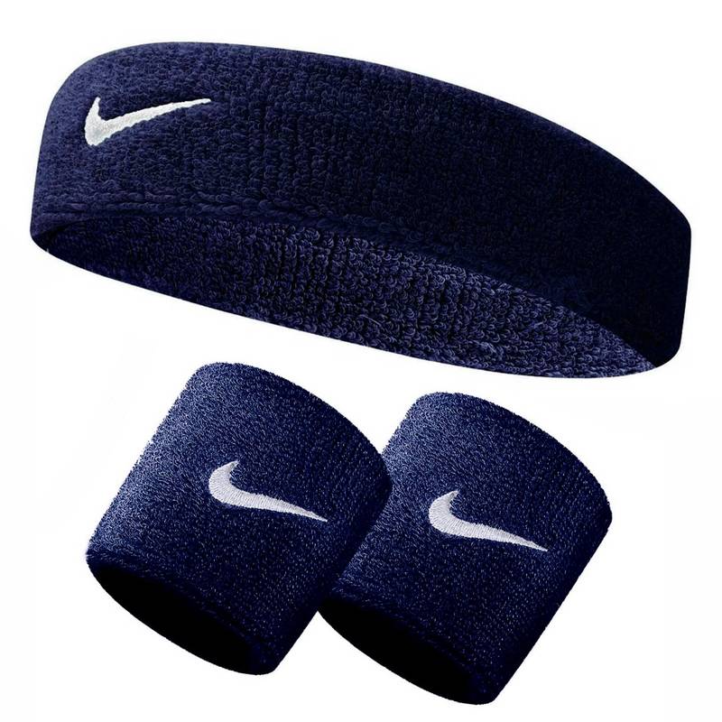 Комплект Nike Повязка + напульсники (темно-синий) NNN07-NNN04-416, рис. 0