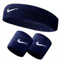 Комплект Nike Повязка + напульсники (темно-синий) NNN07-NNN04-416, прев. 0