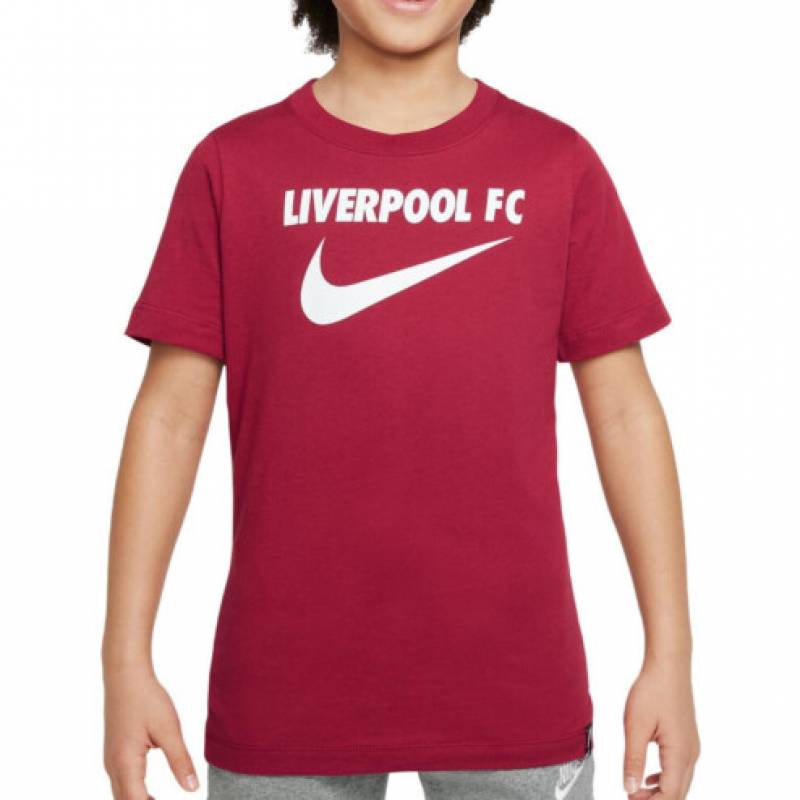 Футболка подростковая Nike LFC B NK SWOOSH TEE красная DJ1535-608, рис. 0