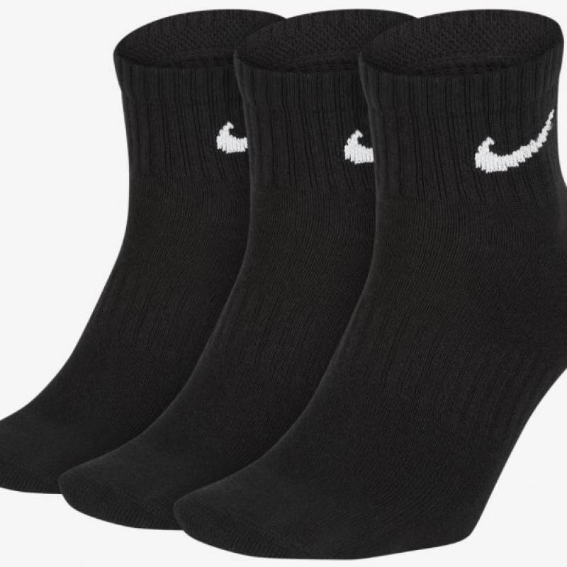 Шкарпетки Nike Everyday Lightweight Ankle 3-pack black SX7677-010, рис. 0