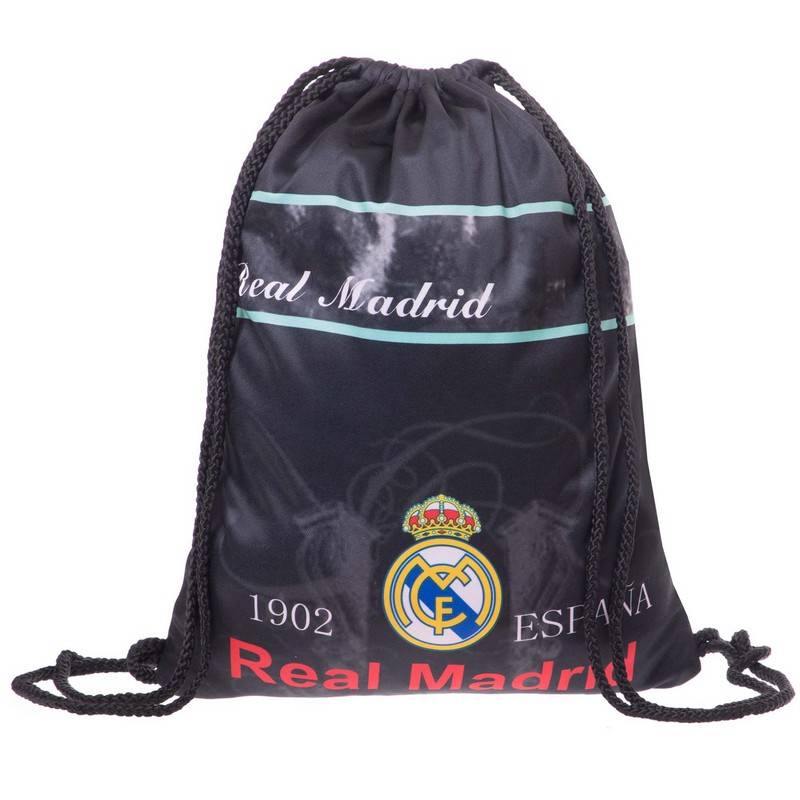 Рюкзак-мішок GA-4433-6 REAL MADRID чорний-червоний, рис. 1