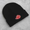 Тепла Зимова Шапка Akatsuki Акацукі Naruto В'язана Чорна Selerity w01ak