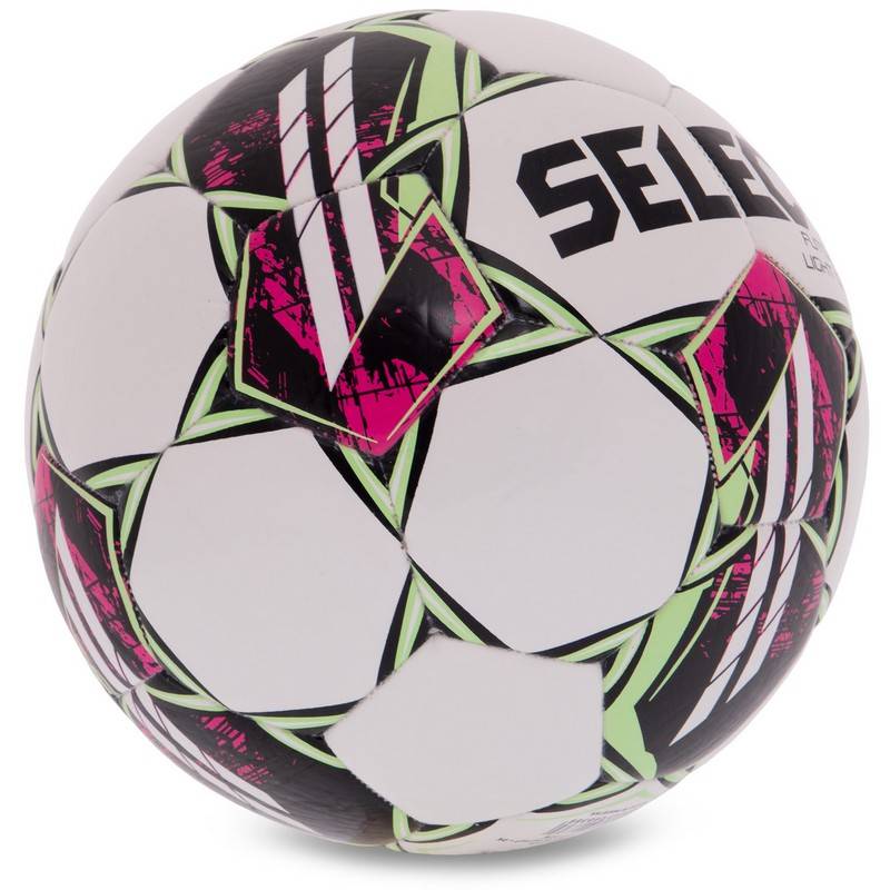 Мяч для футзала SELECT FUTSAL LIGHT DB V22 №4 белый-зеленый, рис. 1