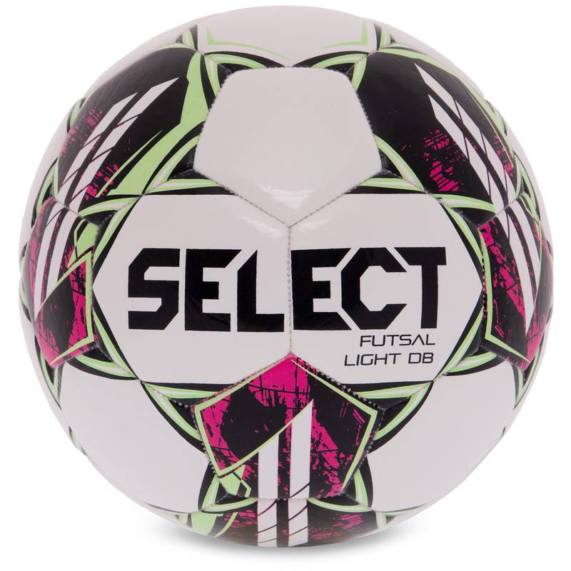 М'яч для футзалу SELECT FUTSAL LIGHT DB V22 №4 білий-зелений, рис. 0