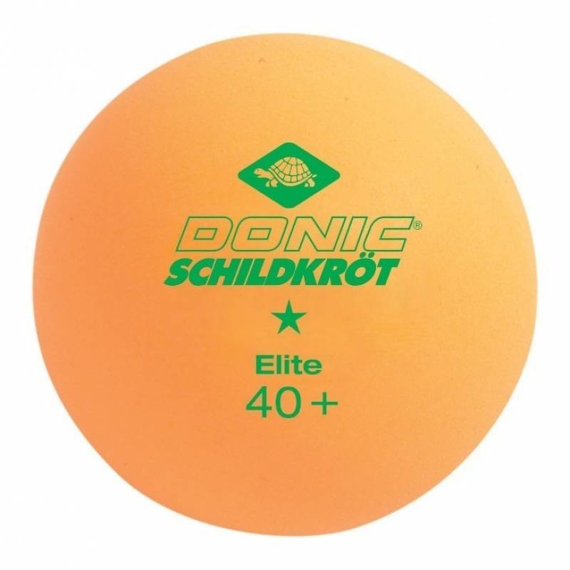 Мячи Donic Elite 1звезда (3шт.) 40+ orange 608318-40+, рис. 0