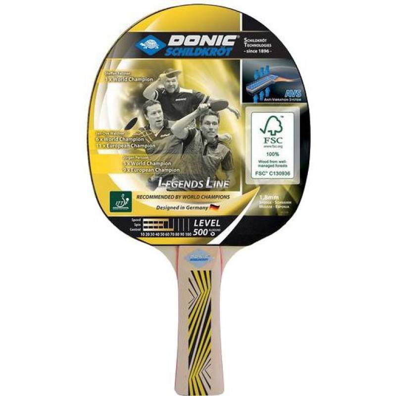 Ракетка для настольного тенниса Donic Legends 500 FSC 714407, рис. 0