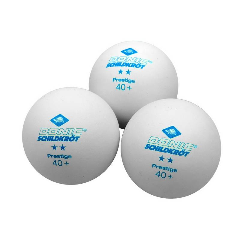Набір м'ячів для настільного тенісу DONIC PRESTIGE 608322 3шт білий, рис. 1