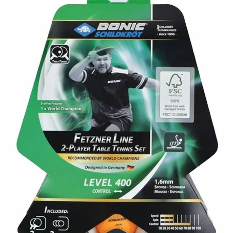 Набор для настольного тенниса Donic Fetzner 400 FSC Set 788468, рис. 1