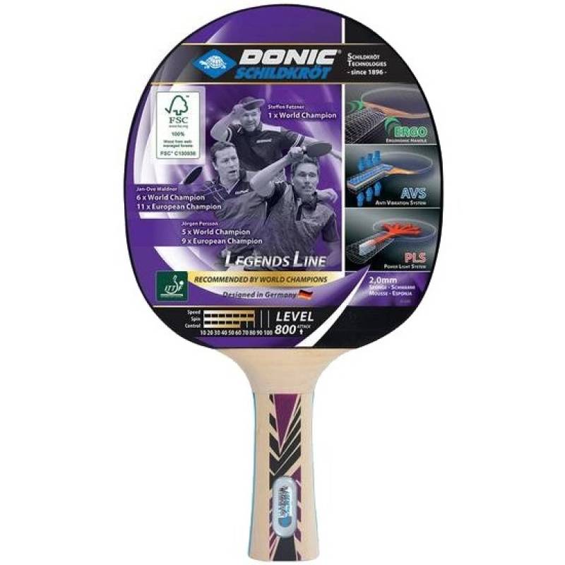 Ракетка для настольного тенниса Donic Legends 800 FSC 754425, рис. 0
