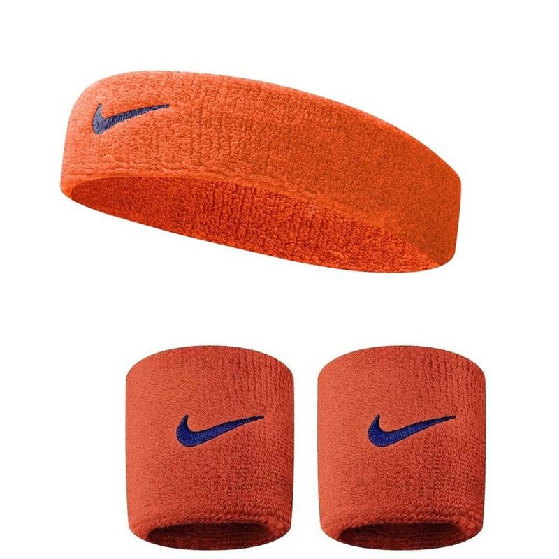 Комплект Nike пов'язка+напульсники помаранчевий N0001544-N0001565-804, рис. 0