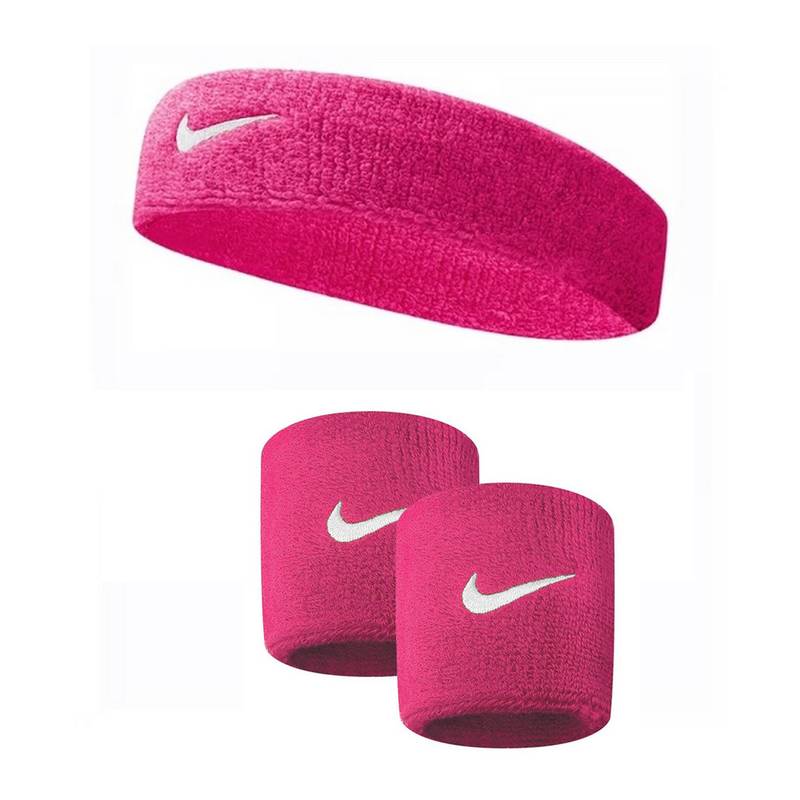 Комплект Nike повязка+напульсники розовый NNN07-NNN04-639, рис. 0