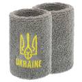Напульсник спортивный махровый UKRAINE BC-9282-GR серый 1шт