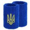 Напульсник спортивный махровый Герб Украины синий BC-9280-BL