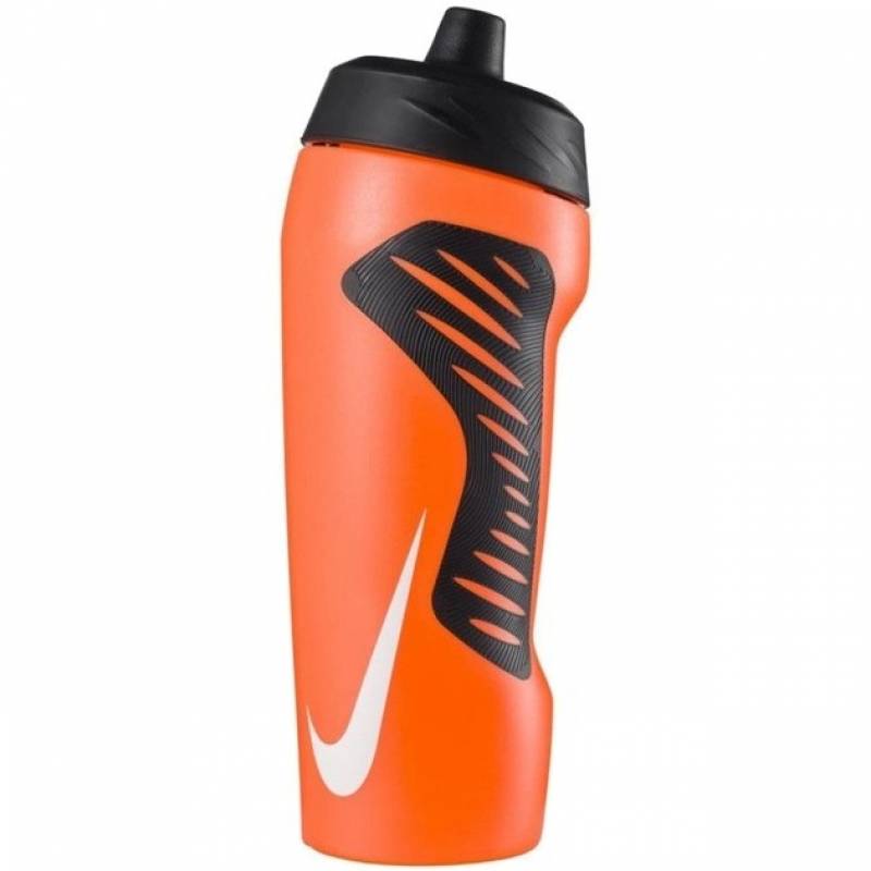 Пляшка для води Nike N.000.3177.823.18 Hyperfuel Bottle 18OZ 532 мл Оранжево-чорна, рис. 0