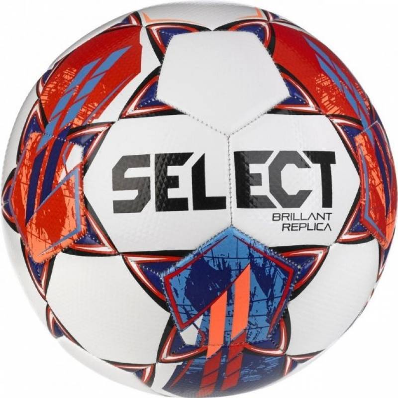 Футбольний м'яч Select Brillant Replica v23 біло-червоний 099386-257, рис. 0