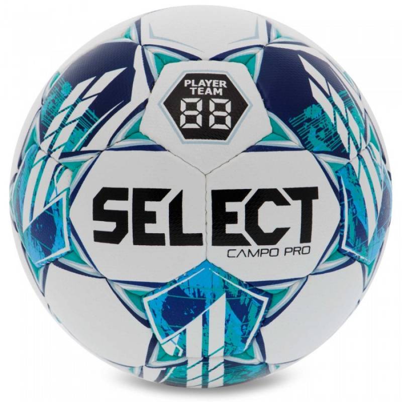 Футбольный мяч Select Campo Pro v23 бело-зеленый 387456-931, рис. 0