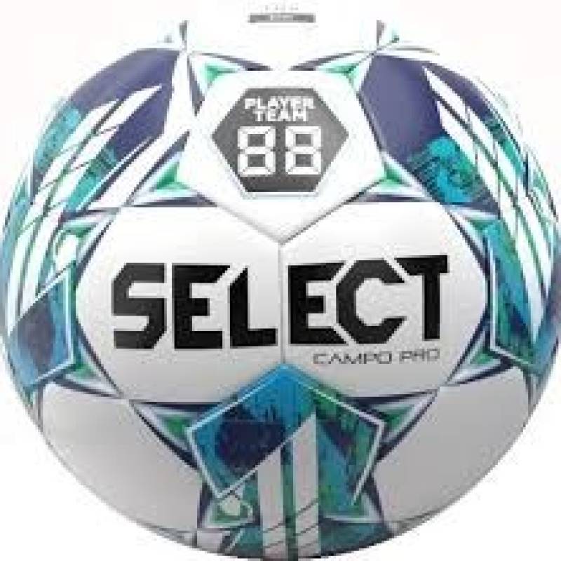 Футбольний м'яч Select Campo Pro v23 біло-зелений 387456-931, рис. 1