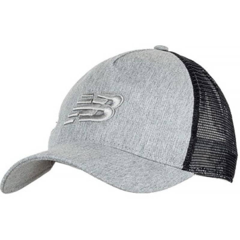 Кепка New Balance Lifestyle Athletics Trucker серая Lah01001, рис. 0