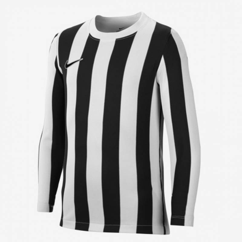 Дитяча футболка з довгими рукавами Nike Striped Division IV Jersey CW3825-100, рис. 0