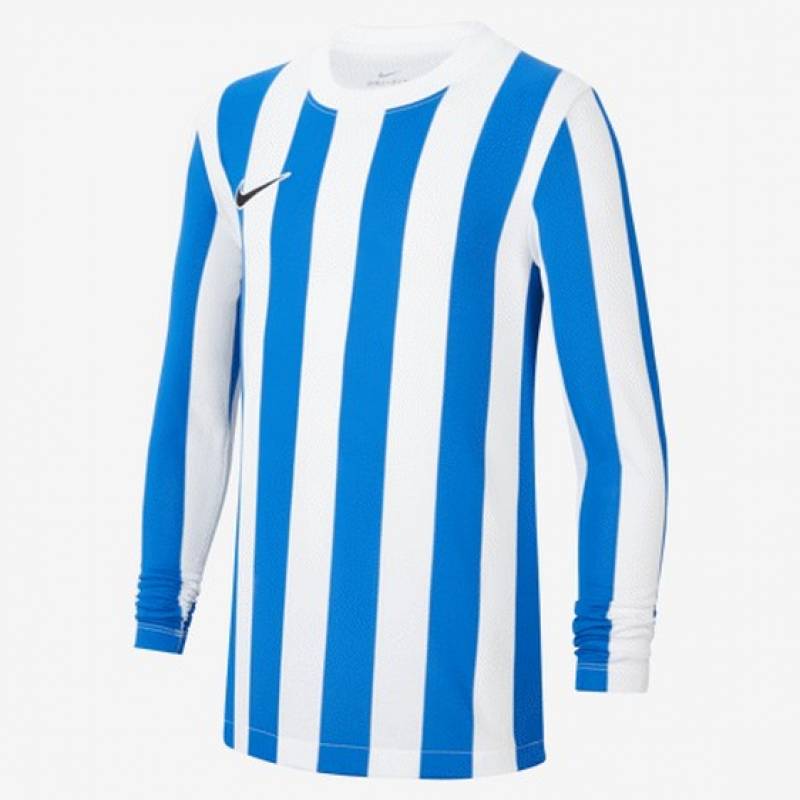 Дитяча футболка з довгими рукавами Nike Striped Division IV Jersey CW3825-102, рис. 0
