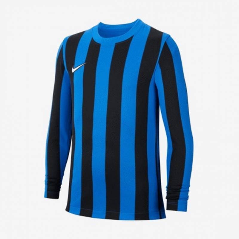 Дитяча футболка з довгими рукавами Nike Striped Division IV Jersey CW3825-463, рис. 0