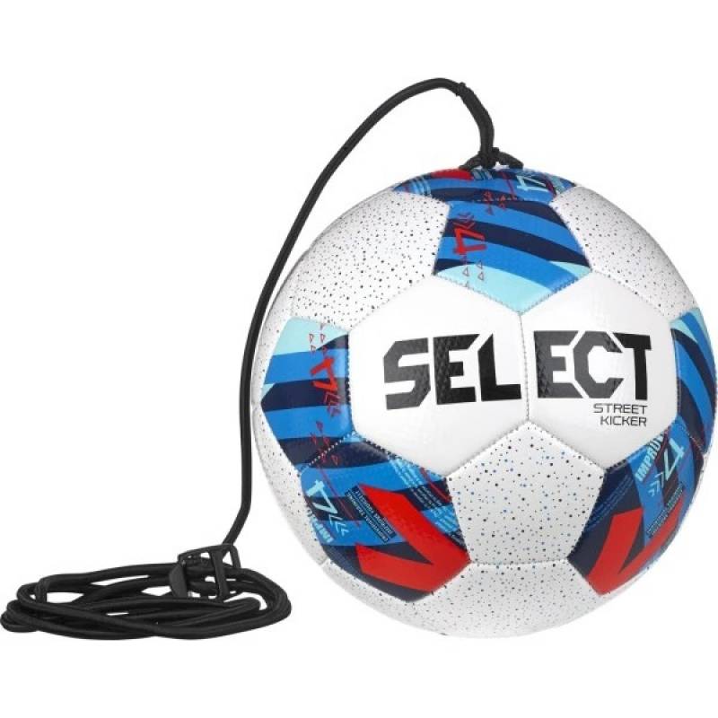 Футбольний м'яч на гумці Select Street Kicker v23 біло-синій 099486-120, рис. 0